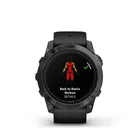 Kép 3/5 - Epix Pro (Gen 2) 51 mm, grey, black silicone band (ED)