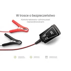 Kép 3/5 - Green Cell ACAGM06 jármű akkumulátor töltő 12/6 V Fekete
