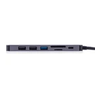 Kép 8/10 - UNITEK HUB USB-C H1118A; USB-A x3, USB-C, HDMI, SD, microSD