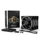 Kép 6/6 - maradj csöndben! Light Wings 120mm ARGB PWM ventilátor fekete 3 csomag