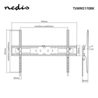 Kép 4/4 - Nedis TVWM2170BK FALI KONZOL
