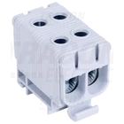 Kép 1/2 - Főáramköri leágazó kapocs, sínre szerelhető, szürke  6-50mm2, max. 1000VAC/1500VDC, max.160A