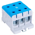 Kép 1/2 - Főáramköri leágazó kapocs, sínre/felületre, kék  16-95mm2, max. 1000VAC/1500VDC, max.245A