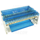 Kép 1/2 - Moduláris elosztóblokk nyitható fedéllel  4×16(10) mm2 / 12×10(6) mm2, 500VAC/DC, 80A