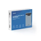 Kép 3/6 - Savio 2.5" External HDD/SSD enclosure, USB 3.0, transparent, AK-66