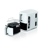 Kép 4/5 - SharkNinja SL400EUWH fryer Double 9.5 L Stand-alone 2470 W Hot air fryer White