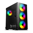 Kép 7/8 - SAVIO PC Case Prime X1 ARGB Glass Black