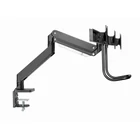 Kép 18/30 - Gembird MA-DA3-03 monitor mount / stand 68.6 cm (27") Desk Black