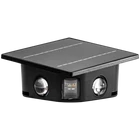 Kép 1/3 - Napelemes kerti falilámpa  0,4W, 3000K, 36 lm, 3,7V/1300mAh Li, IP44