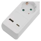 Kép 6/11 - Emos P1523CU HOSSZABBÍTÓ 3 M / 5 ALJZAT / KAPCSOLÓS / USB A + C / 1,5 MM2