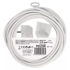 Kép 4/4 - Emos P0125R HOSSZABBÍTÓ 5 M / 1 ALJZAT / FEHÉR / PVC / 1,5 MM2