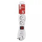Kép 2/6 - Emos P1425R HOSSZABBÍTÓ 5 M / 4 ALJZAT / KAPCSOLÓS / 1,5 MM2