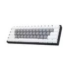 Kép 3/4 - DELUX KM33 mechanical keyboard 2.4G + Bluetooth White & Grey