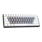 Kép 2/4 - DELUX KM33 mechanical keyboard 2.4G + Bluetooth White & Grey