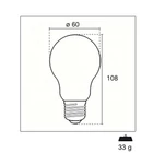 Kép 2/3 - LED Lamp E27 11 W 1521 lm 3000K