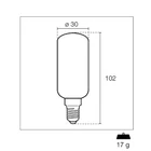 Kép 3/4 - LED Lámpa E14 7W 1100 lm 3000K