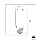 Kép 3/4 - LED Lámpa E27 9 W 1300 lm 3000 k