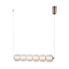 Kép 1/3 - Italux Ganti - IT-PND-34362-6H-HBR-OPAL