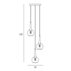 Kép 3/4 - Italux Favera - IT-PND-42361-3A-BRO-AMB