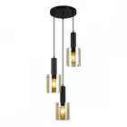Kép 1/2 - Italux Sardo - IT-PND-5581-3A-BK+AMB