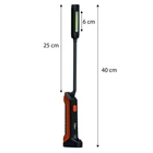 Kép 5/5 - Rechargeable inspection lamp 400 lm COB + flashlight