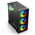 Kép 2/8 - SAVIO PC Case Prime X1 ARGB Glass Black