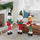 Kép 2/2 - Family Christmas 58758A KARÁCSONYI TEXTIL MIKULÁS FIGURA 65 X 18 X 13 CM