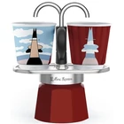 Kép 1/4 - Bialetti 1406MR KÁVÉFŐZŐ KOTYOGÓS 2 SZEMÉLYES SZETT