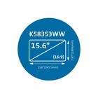 Kép 8/8 - KENSINGTON Monitorszűrő (MagPro Magnetic Privacy 15.6" Laptop 16:9)