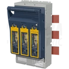 Kép 1/2 - Vízsz Szak kapcs-bizt 60mm sín3P, szorítókapocs előre emelt  AC 690V, DC 440V, 160A, 3P, 00