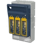 Kép 1/2 - Vízszintes szakaszolókapcsoló-biztosító, szerelőlapra, 3P  AC400V, 250A, 100kA; AC690V, 200A, 50kA; 3P, NH1, M10