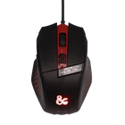 Kép 1/4 - KONIX - DUNGEONS & DRAGONS Egér Vezetékes Gaming 2500DPI, Fekete-Piros