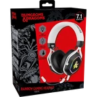 Kép 5/5 - KONIX - DUNGEONS & DRAGONS "Rainbow" 7.1 Fejhallgató Vezetékes Gaming Stereo Mikrofon, Fehér-Fekete