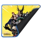 Kép 2/3 - KONIX - MY HERO ACADEMIA "U.A 1.A" Gaming Egérpad 320x270mm, Sárga-Mintás