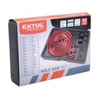 Kép 4/6 - Extol Premium 8801605 KÖRKIVÁGÓ KÉSZLET, 17 DB-OS, MŰANYAG, FA, GIPSZKARTON