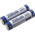 Kép 3/5 - KeepPower 18650 3,7V 3500mAh védett Li-ion akkumulátor USB