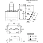 Kép 3/11 - Electrolux LFV616K Falra szerelhető fekete 700 m³/h A