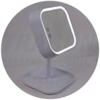 Kép 2/3 - Sminktükör LED világítással  100-240 VAC, 50Hz, 8 W, 150 lm, 6000 K,3,7V 1000mAh Li-Ion