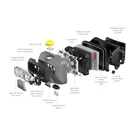 Kép 7/8 - LEDLENSER HF6R Work 800lm/160m, CRI 80, Li-ion, tölthető ipari fejlámpa