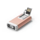 Kép 4/4 - LEDLENSER K6R tölthető kulcstartós lámpa Li-ion 400lm rózsa-arany