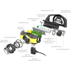 Kép 6/6 - LEDLENSER iH5R tölthető ipari fejlámpa 400 lm Li-ion Polymer 3.7V