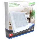Kép 4/4 - Falon kívüli, négyzetes LED lámpatest SAMSUNG chippel  230 VAC, 24 W, 1920lm, D=225×225 mm, 4000 K, IP20, EEI=G