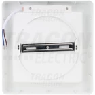 Kép 2/4 - Falon kívüli, négyzetes LED lámpatest SAMSUNG chippel  230 VAC, 24 W, 1920lm, D=225×225 mm, 4000 K, IP20, EEI=G