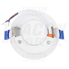 Kép 2/3 - Kompakt beépíthető LED mélysugárzó SAMSUNG chippel  230 VAC, 3W, 240 lm, D=90 mm, 4000 K, IP20, EEI=G