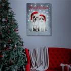 Kép 2/2 - Family Christmas 58452 LED FALI KÉP 30 X 40 CM
