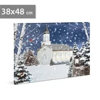 Kép 1/2 - Family Christmas 58473 LED FALI KÉP 48 X 38 CM
