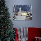 Kép 2/2 - Family Christmas 58473 LED FALI KÉP 48 X 38 CM