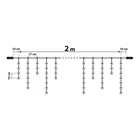 Kép 5/6 - Family Decor 58902C LED FÉNYFÜGGÖNY 2,2 M KÖZÉPFEHÉR