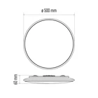 Kép 9/16 - Emos ZM5166 LED MENNYEZETI LÁMPA EXCLUSIVE 36W 140-2880LM