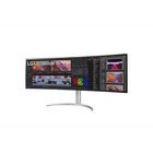 Kép 2/6 - LG Ívelt Nano IPS monitor 49" 49WQ95C-W, 5120x1440, 32:9, 400cd/m2, 5ms, 2xHDMI/DisplayPort/USB-C/2xUSB, hangszóró